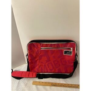 Golla zipper padded lap top‎ red/pink adjustable strap 15.5"x12"